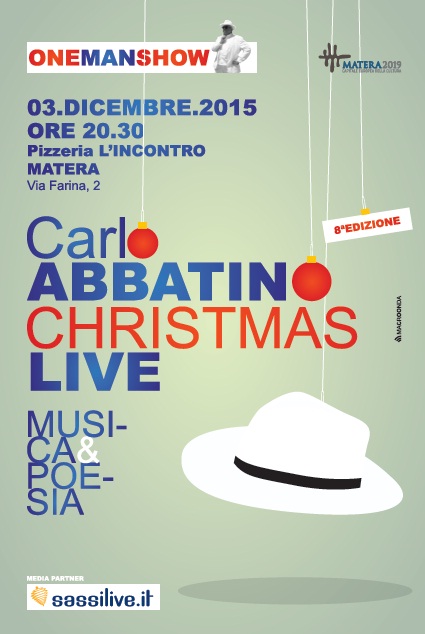 carlo abbatino christmas live locandina 2015