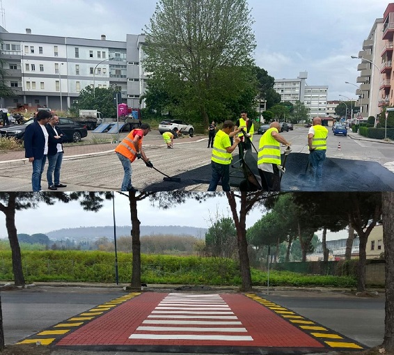 Matera: in città dossi artificiali in corrispondenza delle strisce pedonali