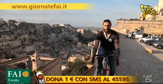 Matera su Striscia la Notizia tra i tesori del Fai e la ferrovia