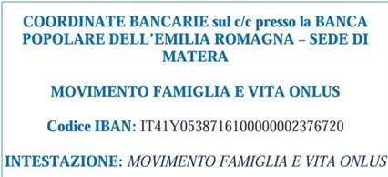 famiglia e vita