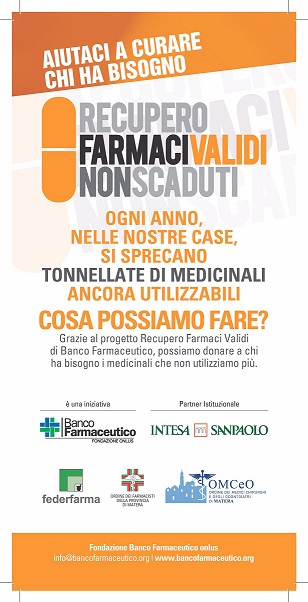 Recupero Farmaci Validi Non Scaduti.Banco Farmaceutico E Intesa San Paolo Avviano Recupero Farmaci Validi In 9 Farmacie Del Territorio Sassilive