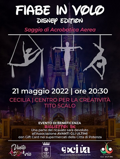 Saggio Fiabe in volo – Disney edition di Vuoto D'Aria - Associazione  Sportiva Dilettantistica di Acrobatica Aerea - Centro per la Creatività  Cecilia - Tito - SassiLive