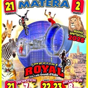 Imperial Royal Circus a Matera: 100 esemplari artisti internazionali e il celebre Clown Ridolini