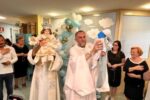 Festa della Bruna, rito della vestizione di Gesù bambino nel reparto neonatologia dell'ospedale di Matera